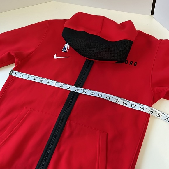 Toronto Raptors Nike Authentic Showtime Performance Full-Zip Hoodie Jacket Red - Picture 10 of 15